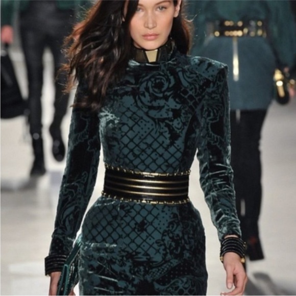 BALMAIN x HM Dresses & Skirts - BALMAIN x HM Velvet Dress- new with tags sz 4